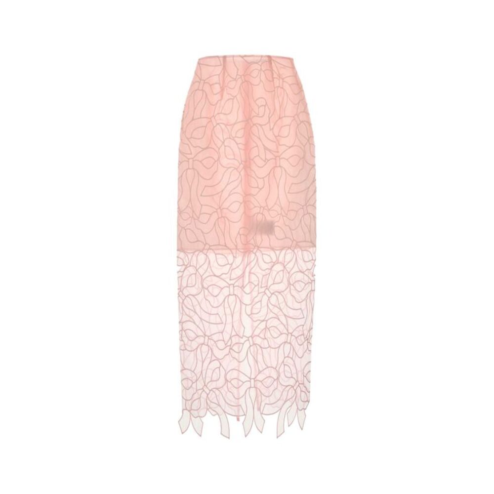 Cecilie Bahnsen Women Pink Organza Skirt